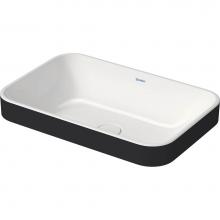 Duravit 2359606100 - Duravit Happy D.2 23 5/8'' Rectangular Vessel Sink in White
