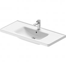 Duravit 2367100000 - Duravit D-Neo 39 5/8'' Rectangular Wall Mounted Sink in White with Single Faucet Hole an