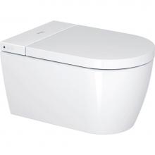 Duravit 2510092092 - ME by Starck Wall-Mounted Toilet Bowl for Shower-Toilet Seat White with HygieneGlaze