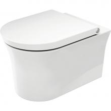 Duravit 2576092092 - Duravit White Tulip 1.28/0.8 GPF Dual Flush ADA Compliant Round Wall Mounted Toilet in White with
