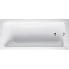 Duravit 700096000000090 - D-Code Drop-In Bathtub White