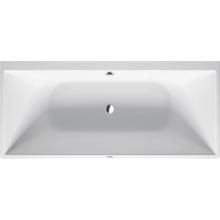 Duravit 700429000000090 - DuraSquare Back-to-Wall Bathtub White