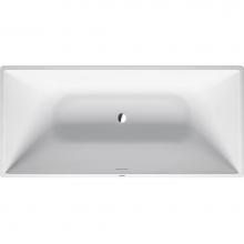 Duravit 700430000000090 - DuraSquare Freestanding Bathtub White