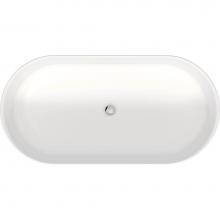 Duravit 700516000000090 - Duravit Soleil by Starck 63'' x 31 1/2'' Oval Freestanding Bathtub in White So