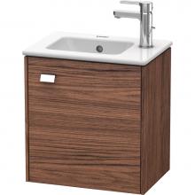 Duravit BR4000R1021 - Brioso One Door Wall-Mount Vanity Unit Walnut Dark