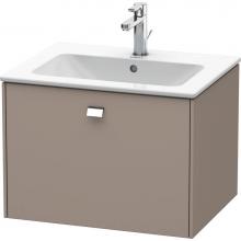 Duravit BR400101043 - Duravit Brioso One Drawer Wall-Mount Vanity Unit Basalt