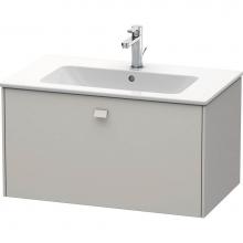 Duravit BR400200707 - Brioso One Drawer Wall-Mount Vanity Unit Concrete Gray