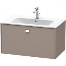 Duravit BR400201043 - Duravit Brioso One Drawer Wall-Mount Vanity Unit Basalt