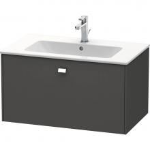Duravit BR400201049 - Brioso One Drawer Wall-Mount Vanity Unit Graphite