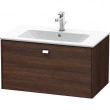 Duravit BR400201053 - Duravit Brioso One Drawer Wall-Mount Vanity Unit Chestnut Dark