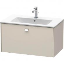 Duravit BR400201091 - Brioso One Drawer Wall-Mount Vanity Unit Taupe