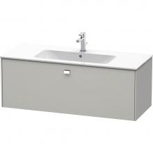 Duravit BR400401007 - Brioso One Drawer Wall-Mount Vanity Unit Concrete Gray