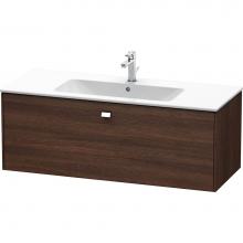 Duravit BR400401053 - Duravit Brioso One Drawer Wall-Mount Vanity Unit Chestnut Dark