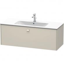 Duravit BR400409191 - Brioso One Drawer Wall-Mount Vanity Unit Taupe