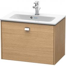 Duravit BR401001052 - Duravit Brioso One Drawer Wall-Mount Vanity Unit European Oak