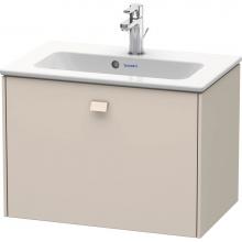 Duravit BR401009191 - Brioso One Drawer Wall-Mount Vanity Unit Taupe