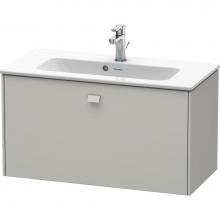Duravit BR401100707 - Brioso One Drawer Wall-Mount Vanity Unit Concrete Gray