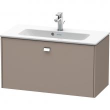 Duravit BR401101043 - Duravit Brioso One Drawer Wall-Mount Vanity Unit Basalt