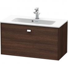 Duravit BR401101053 - Duravit Brioso One Drawer Wall-Mount Vanity Unit Chestnut Dark