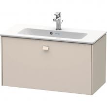 Duravit BR401109191 - Brioso One Drawer Wall-Mount Vanity Unit Taupe