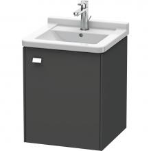 Duravit BR4040R1049 - Duravit Brioso Vanity Unit Wall-Mounted  Graphite Matte