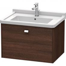 Duravit BR404101053 - Duravit Brioso One Drawer Wall-Mount Vanity Unit Chestnut Dark