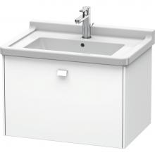 Duravit BR404101818 - Duravit Brioso One Drawer Wall-Mount Vanity Unit White