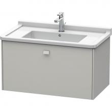 Duravit BR404200707 - Duravit Brioso One Drawer Wall-Mount Vanity Unit Concrete Gray