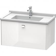 Duravit BR404201022 - Duravit Brioso One Drawer Wall-Mount Vanity Unit White