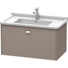 Duravit BR404201043 - Duravit Brioso One Drawer Wall-Mount Vanity Unit Basalt