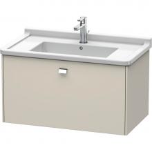 Duravit BR404201091 - Duravit Brioso One Drawer Wall-Mount Vanity Unit Taupe