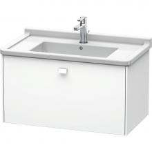 Duravit BR404201818 - Duravit Brioso One Drawer Wall-Mount Vanity Unit White