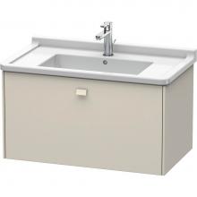 Duravit BR404209191 - Duravit Brioso One Drawer Wall-Mount Vanity Unit Taupe