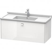 Duravit BR404301022 - Duravit Brioso One Drawer Wall-Mount Vanity Unit White