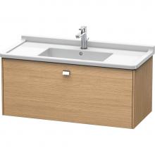 Duravit BR404301052 - Duravit Brioso One Drawer Wall-Mount Vanity Unit European Oak