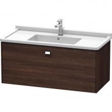 Duravit BR404301053 - Duravit Brioso One Drawer Wall-Mount Vanity Unit Chestnut Dark