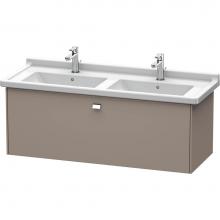 Duravit BR404401043 - Duravit Brioso One Drawer Wall-Mount Vanity Unit Basalt