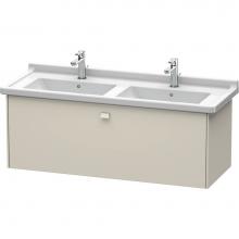 Duravit BR404409191 - Duravit Brioso One Drawer Wall-Mount Vanity Unit Taupe