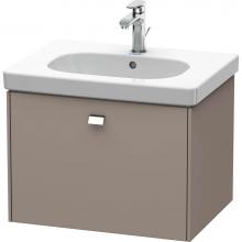 Duravit BR404501043 - Duravit Brioso One Drawer Wall-Mount Vanity Unit Basalt