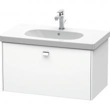 Duravit BR404601018 - Duravit Brioso One Drawer Wall-Mount Vanity Unit White