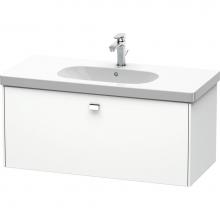 Duravit BR404701018 - Duravit Brioso One Drawer Wall-Mount Vanity Unit White