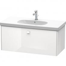 Duravit BR404702222 - Duravit Brioso One Drawer Wall-Mount Vanity Unit White