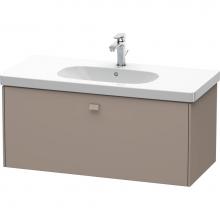 Duravit BR404704343 - Duravit Brioso One Drawer Wall-Mount Vanity Unit Basalt