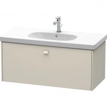 Duravit BR404709191 - Duravit Brioso One Drawer Wall-Mount Vanity Unit Taupe