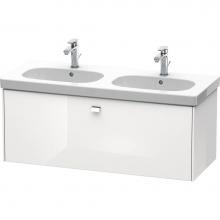 Duravit BR404801022 - Duravit Brioso One Drawer Wall-Mount Vanity Unit White
