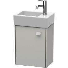 Duravit BR4049L0707 - Brioso One Door Wall-Mount Vanity Unit Concrete Gray