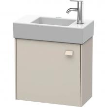 Duravit BR4051L9191 - Brioso One Door Wall-Mount Vanity Unit Taupe