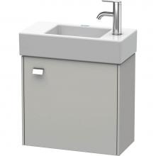 Duravit BR4051R1007 - Brioso One Door Wall-Mount Vanity Unit Concrete Gray