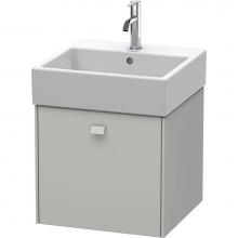 Duravit BR405200707 - Brioso One Drawer Wall-Mount Vanity Unit Concrete Gray