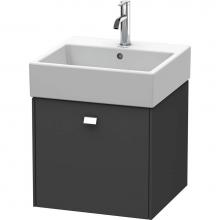 Duravit BR405201049 - Brioso One Drawer Wall-Mount Vanity Unit Graphite